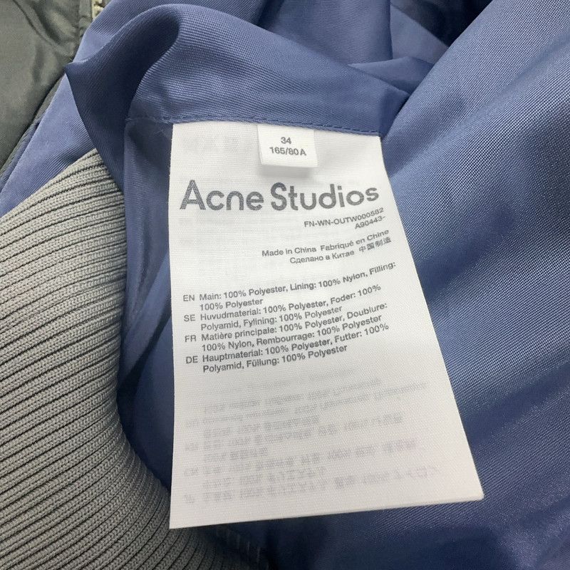 Acne Studios Acne Studios Green Long Sleeve Bomber Jacket Size XS / US 0-2 / IT 36-38 - 3 Thumbnail
