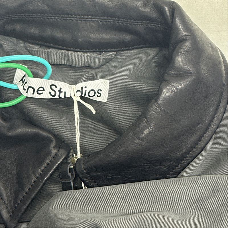 Acne Studios Acne Studios Dark Gray Zipper Pilot Jacket Size S / US 4 / IT 40 - 3 Thumbnail