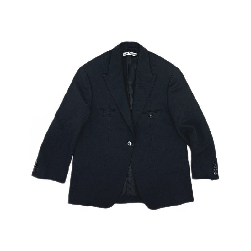 Acne Studios Acne Studios Black Single-Breasted Long Sleeve Blazer Size S / US 4 / IT 40 - 5 Thumbnail