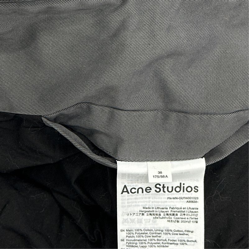 Acne Studios Acne Studios Women's Gray Flight Jacket Size M / US 6-8 / IT 42-44 - 4 Thumbnail