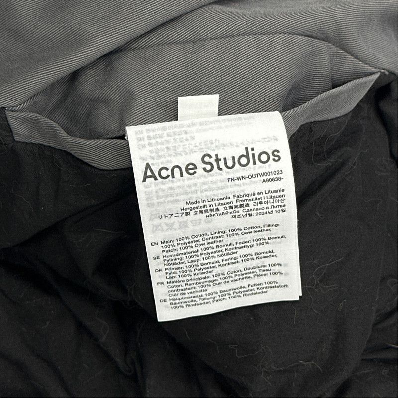 Acne Studios Acne Studios Women's Gray Flight Jacket Size M / US 6-8 / IT 42-44 - 2 Thumbnail