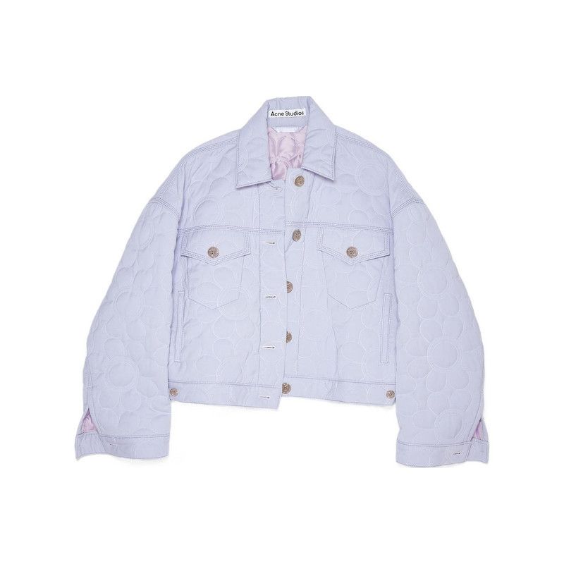 Acne Studios Acne Studios Purple Button-Up Jacket for Women Size XS / US 0-2 / IT 36-38 - 3 Thumbnail