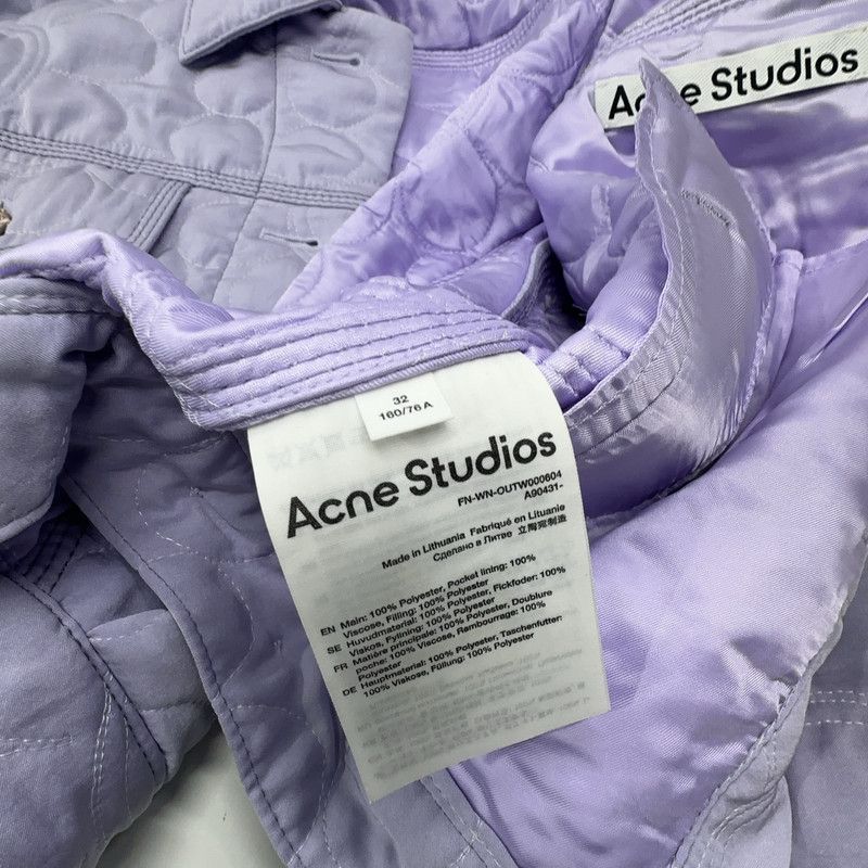 Acne Studios Acne Studios Purple Button-Up Jacket for Women Size XS / US 0-2 / IT 36-38 - 5 Thumbnail