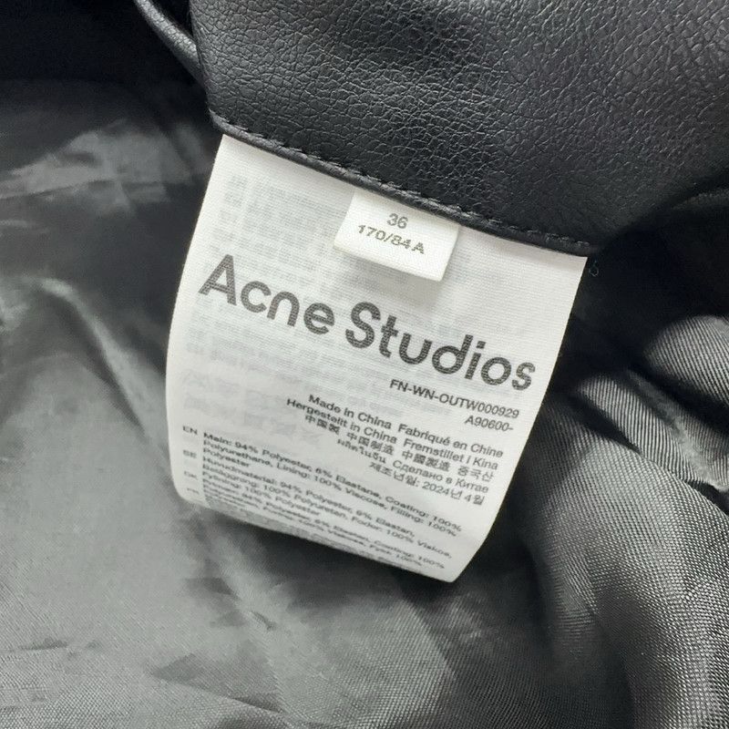 Acne Studios Acne Studios Black Casual High Neck Jacket Size S / US 4 / IT 40 - 6 Thumbnail