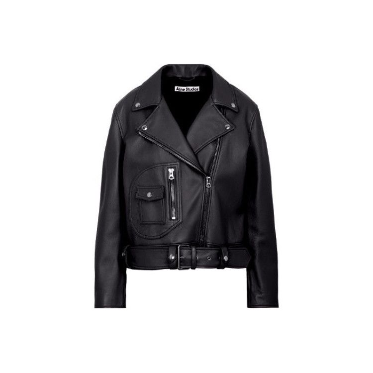 Acne Studios Acne Studios Black Cropped Casual Jacket Size S / US 4 / IT 40 - 3 Thumbnail