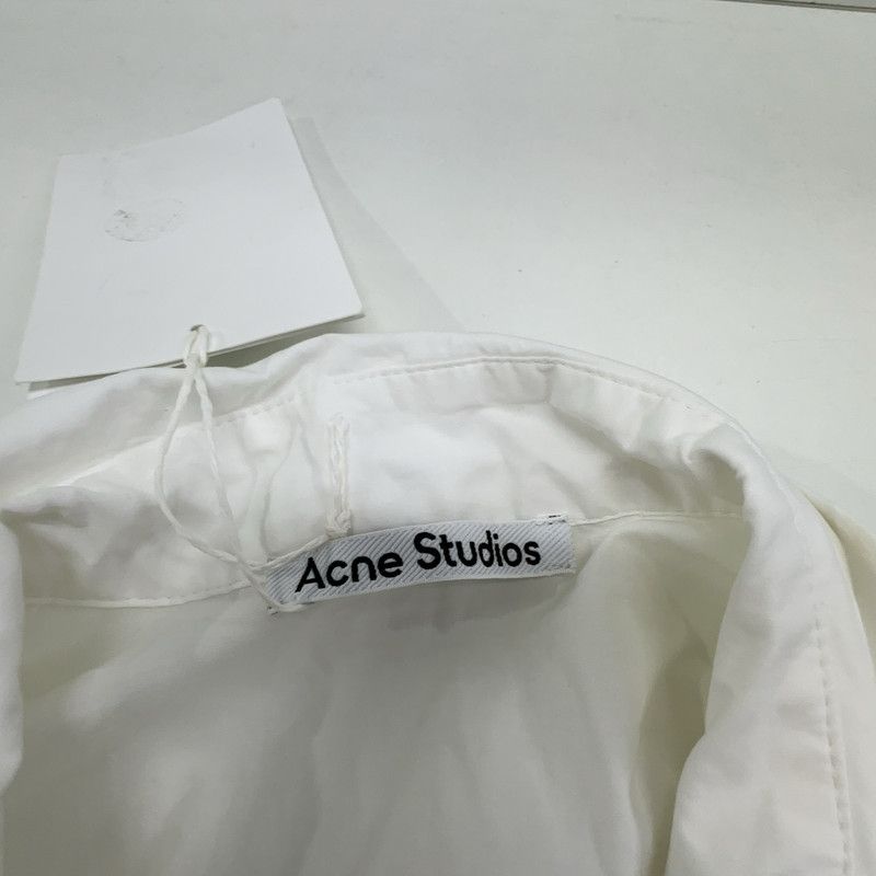 Acne Studios Acne Studios White Long Sleeve Shirt Size S / US 4 / IT 40 - 2 Thumbnail