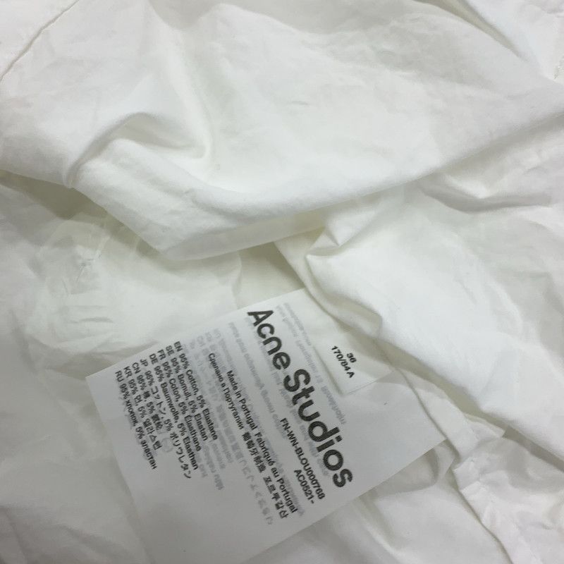 Acne Studios Acne Studios White Long Sleeve Shirt Size S / US 4 / IT 40 - 7 Thumbnail