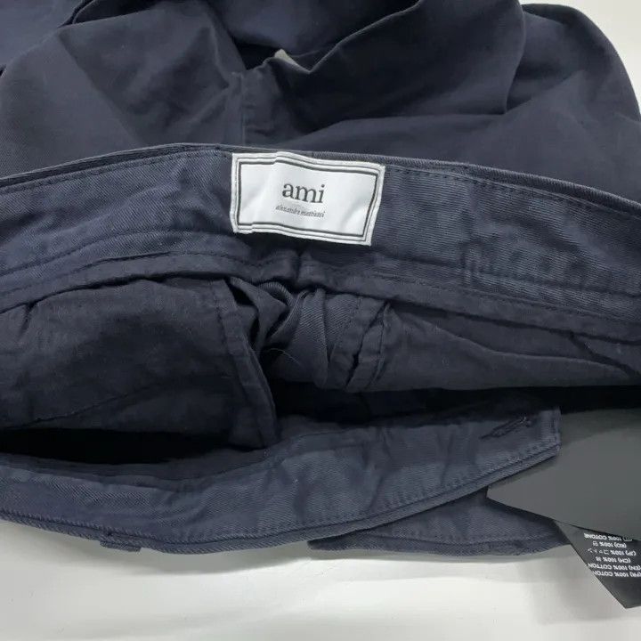 AMI AMIPARIS Casual Straight-Leg Pants 0079 Size US 26 / EU 42 - 7 Thumbnail