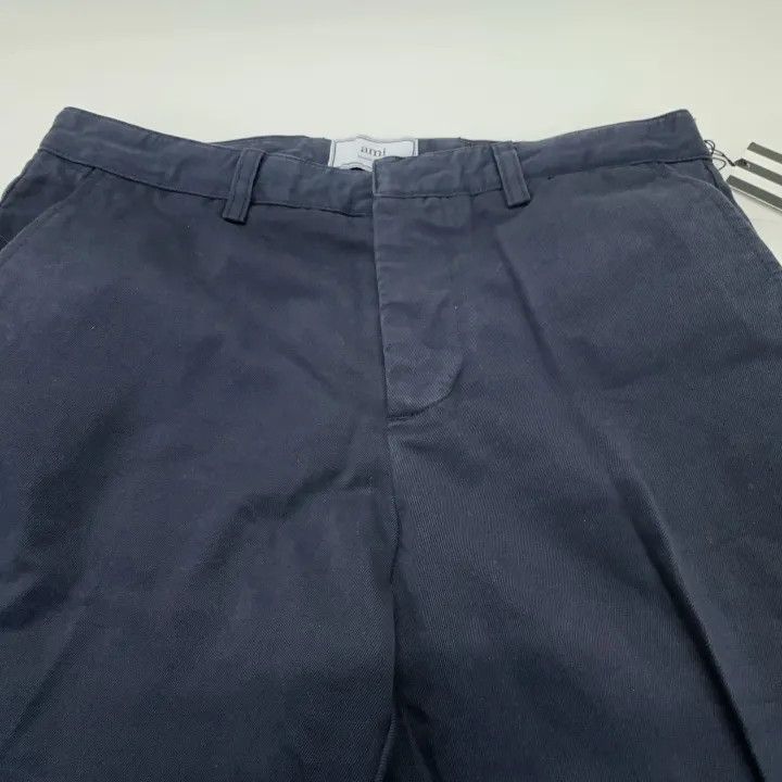 AMI AMIPARIS Casual Straight-Leg Pants 0079 Size US 26 / EU 42 - 8 Thumbnail