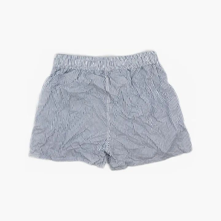 AMI AMIPARIS Blue Striped Casual Shorts for Men 0079 Size US 34 / EU 50 - 3 Thumbnail