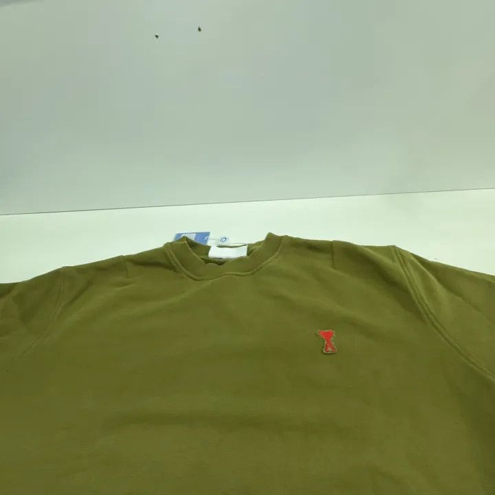 AMI AMIPARIS Casual Solid Long Sleeve Sweatshirt 0079 Size US M / EU 48-50 / 2 - 9 Thumbnail