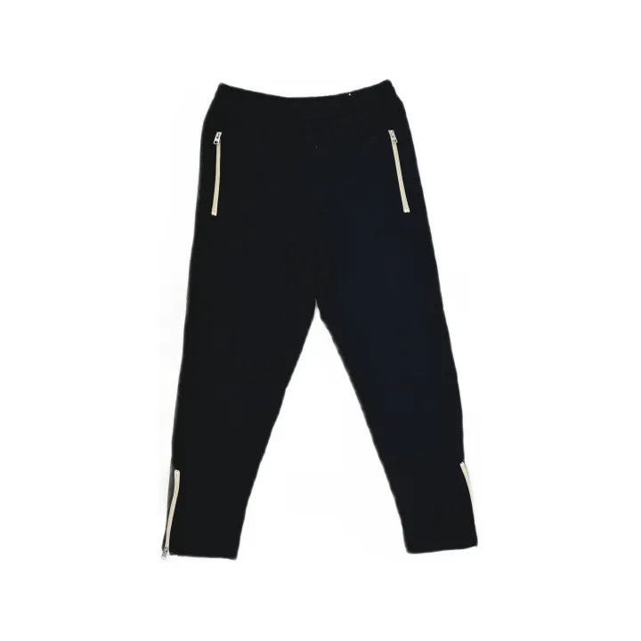 AMI AMIPARIS FW22 Black Logo Sport Pants for Men 0079 Size US 34 / EU 50 - 2 Thumbnail