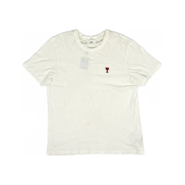 AMI AMIPARIS Heart Embroidered Short Sleeve T-Shirt 0079 Size US XL / EU 56 / 4 - 2 Thumbnail