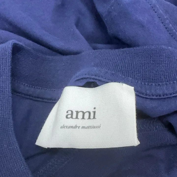 AMI AMIPARIS SS23 Embroidered Logo T-Shirt for Couples 0079 Size US M / EU 48-50 / 2 - 6 Thumbnail
