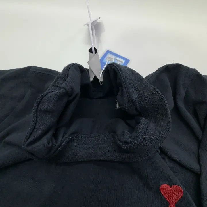 AMI AMIPARIS Comfortable Loose Cotton T-Shirt 0079 Size US XXS / EU 40 - 7 Thumbnail
