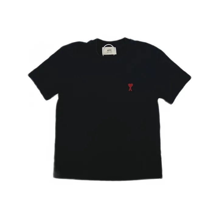 AMI AMIPARIS Comfortable Loose Cotton T-Shirt 0079 Size US XXS / EU 40 - 2 Thumbnail
