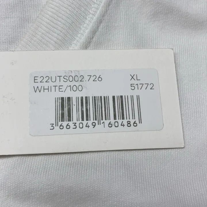 AMI AMIPARIS SS22 White Heart Logo T-Shirt 0079 Size US XL / EU 56 / 4 - 5 Thumbnail