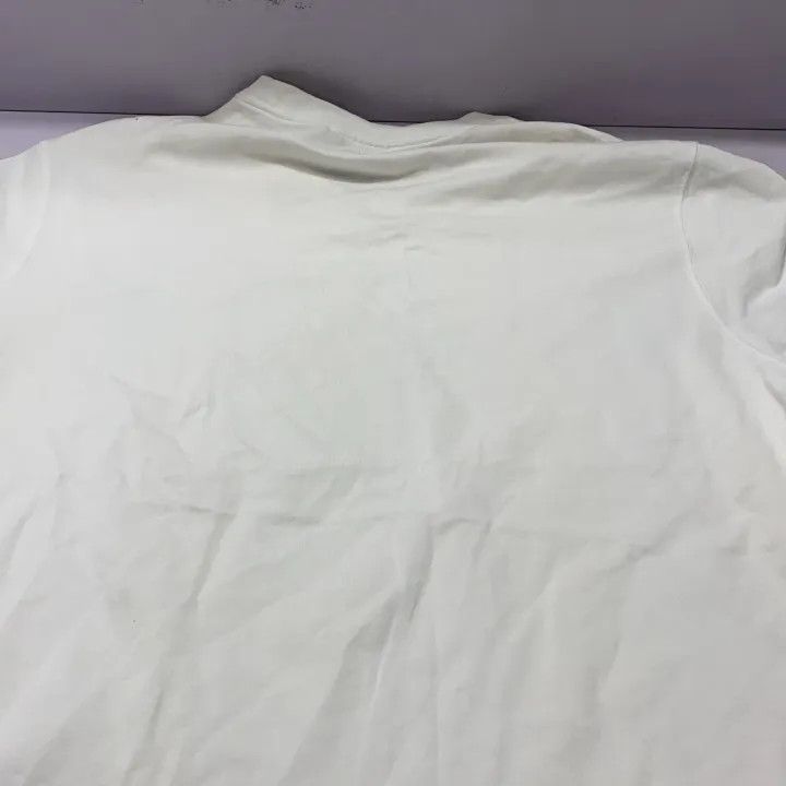 AMI AMIPARIS SS22 White Heart Logo T-Shirt 0079 Size US XL / EU 56 / 4 - 8 Thumbnail
