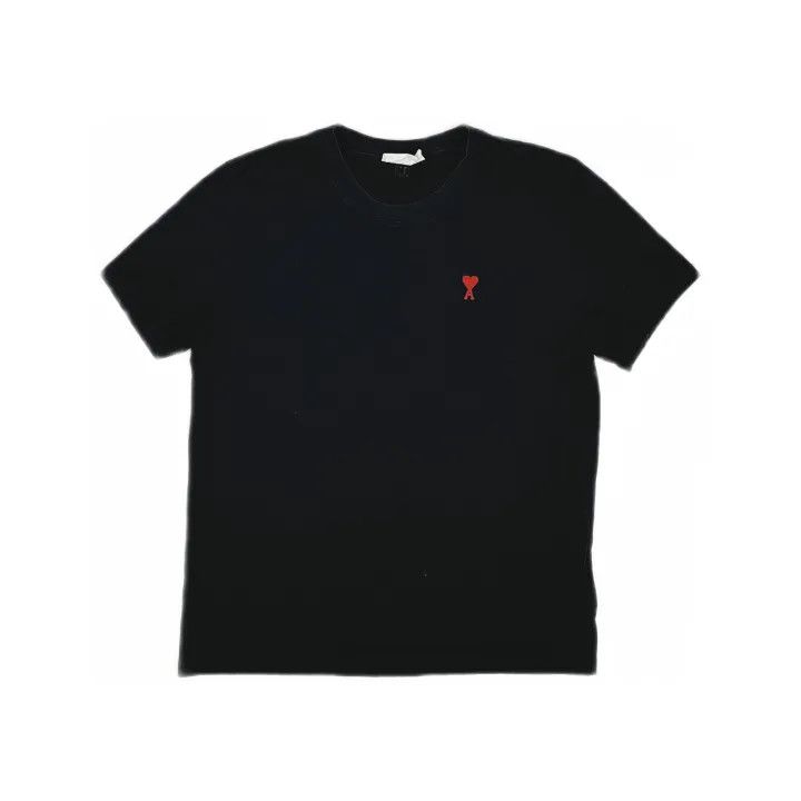 AMI AMIPARIS Heart Logo Embroidered T-Shirt 0079 Size US XL / EU 56 / 4 - 2 Thumbnail