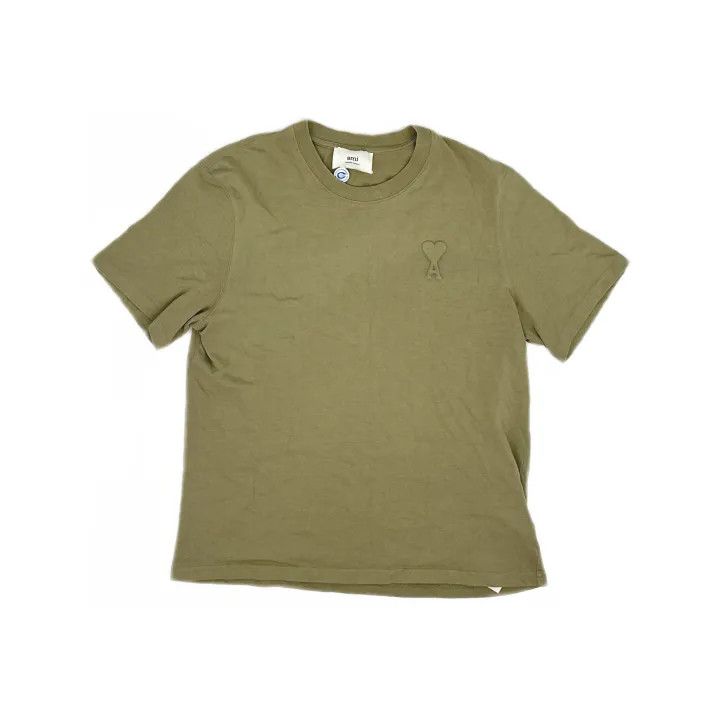 AMI AMIPARIS SS24 Slim Fit Round Neck T-Shirt 0079 Size US M / EU 48-50 / 2 - 2 Thumbnail
