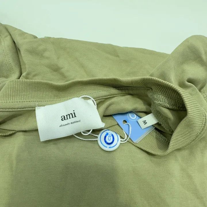 AMI AMIPARIS SS24 Slim Fit Round Neck T-Shirt 0079 Size US M / EU 48-50 / 2 - 4 Thumbnail