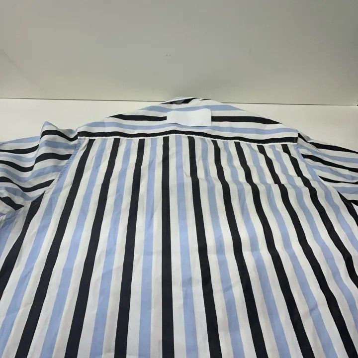 AMI AMIPARIS Striped Short Sleeve Shirt 0079 Size US M / EU 48-50 / 2 - 12 Thumbnail