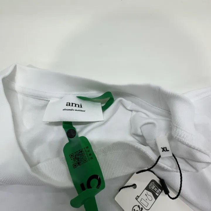 AMI AMIPARIS FW23 Logo Short Sleeve T-Shirt 0079 Size US XL / EU 56 / 4 - 5 Thumbnail