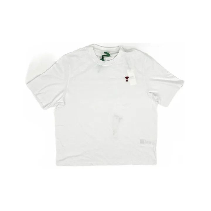 AMI AMIPARIS FW23 Logo Short Sleeve T-Shirt 0079 Size US XL / EU 56 / 4 - 2 Thumbnail