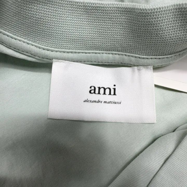 AMI AMIPARIS Logo Embroidered Short Sleeve T-Shirt 0079 Size US M / EU 48-50 / 2 - 4 Thumbnail