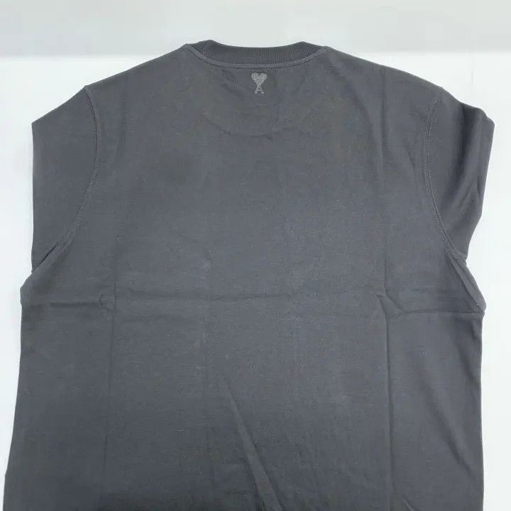 AMI Ami Black Cotton Logo Print T-shirt 0079 Size US S / EU 44-46 / 1 - 2 Thumbnail