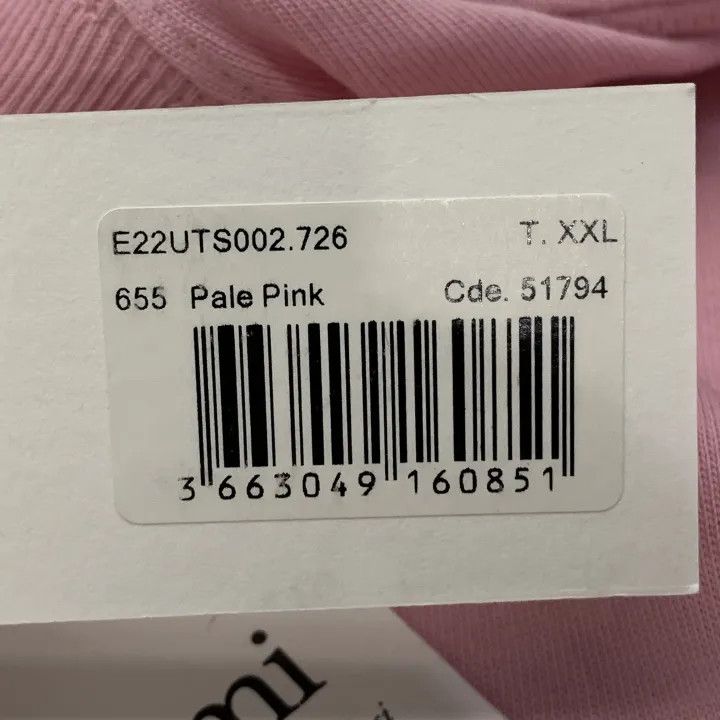 AMI AMIPARIS Pink Heart Logo Short Sleeve T-Shirt 0079 Size US XXL / EU 58 / 5 - 3 Thumbnail