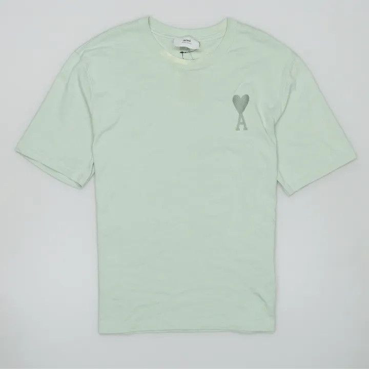 AMI AMIPARIS Love Logo Embroidered Short Sleeve T-Shirt 0079 Size US L / EU 52-54 / 3 - 2 Thumbnail
