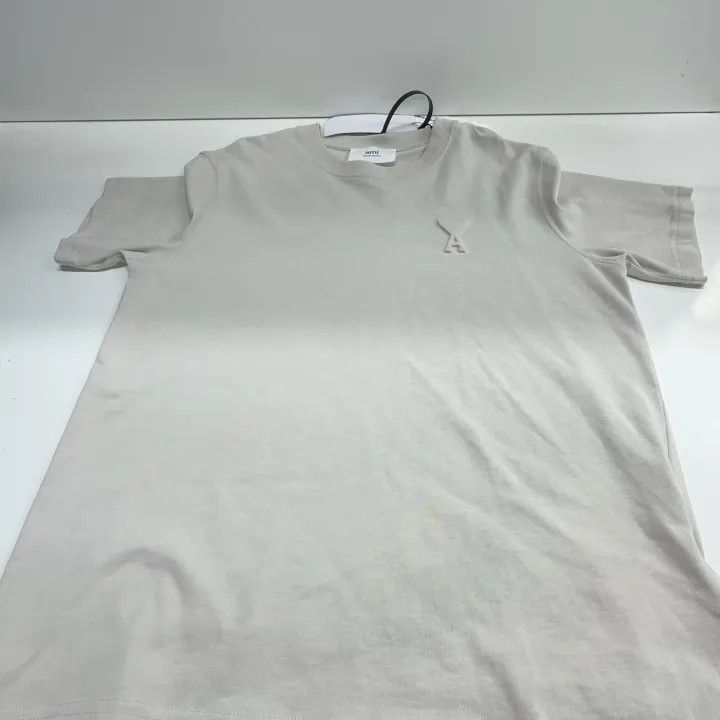 AMI AMIPARIS SS24 Heart Pattern Cotton Short Sleeve Tee 0079 Size US XS / EU 42 / 0 - 8 Thumbnail