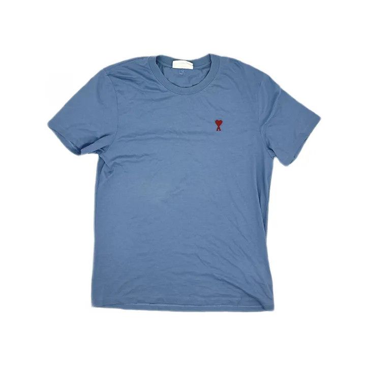 AMI AMIPARIS Casual Heart Embroidered Short Sleeve Tee 0079 Size US XL / EU 56 / 4 - 2 Thumbnail