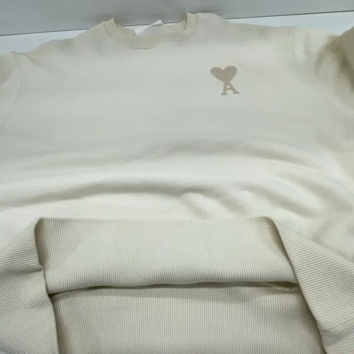 AMI AMIPARIS SS21 Casual Logo Embroidered Sweatshirt 0079 Size US M / EU 48-50 / 2 - 8 Thumbnail