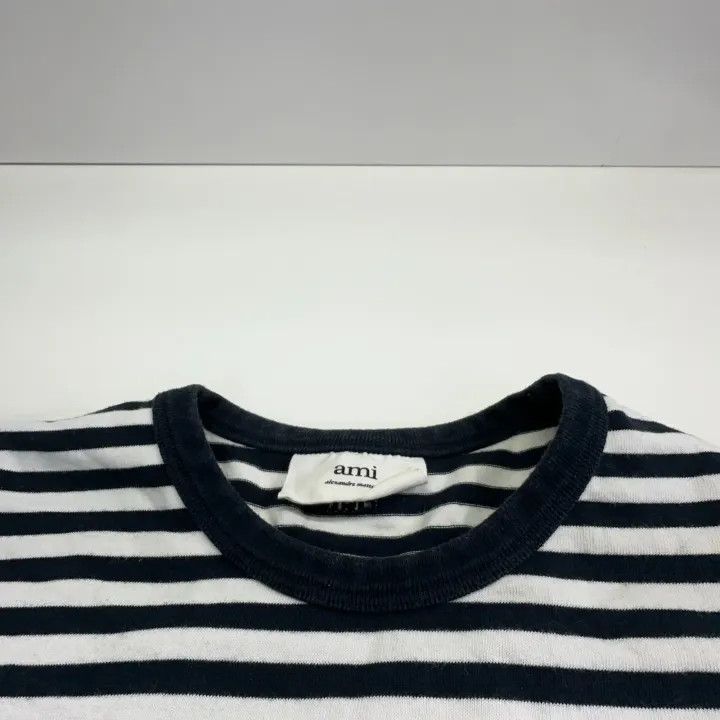 AMI AMIPARIS SS21 Embroidered Long Sleeve T-shirt 0079 Size US M / EU 48-50 / 2 - 9 Thumbnail