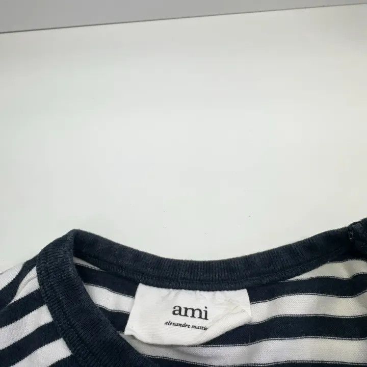 AMI AMIPARIS SS21 Embroidered Long Sleeve T-shirt 0079 Size US M / EU 48-50 / 2 - 4 Thumbnail