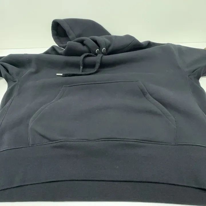 AMI AMIPARIS Black Hooded Pullover Sweatshirt 0079 Size US XL / EU 56 / 4 - 9 Thumbnail