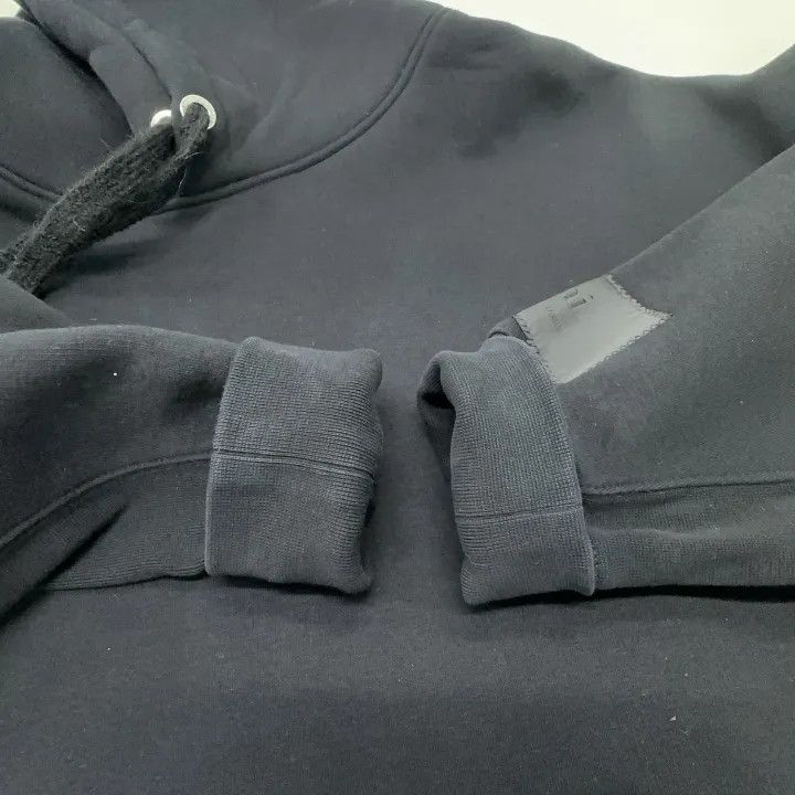 AMI AMIPARIS Black Hooded Pullover Sweatshirt 0079 Size US XL / EU 56 / 4 - 12 Thumbnail
