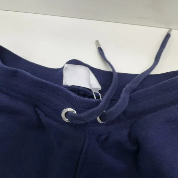 AMI AMIPARIS Navy Logo Embroidered Casual Shorts 0079 Size US 34 / EU 50 - 9 Thumbnail
