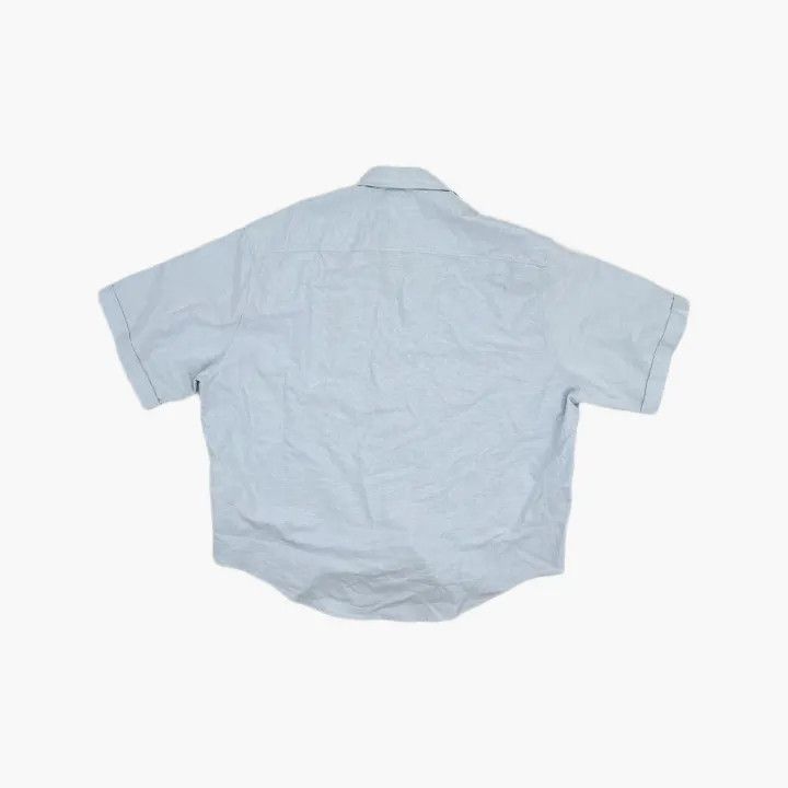 AMI AMIPARIS SS23 Short Sleeve Shirt in Sky Blue 0079 Size US M / EU 48-50 / 2 - 3 Thumbnail