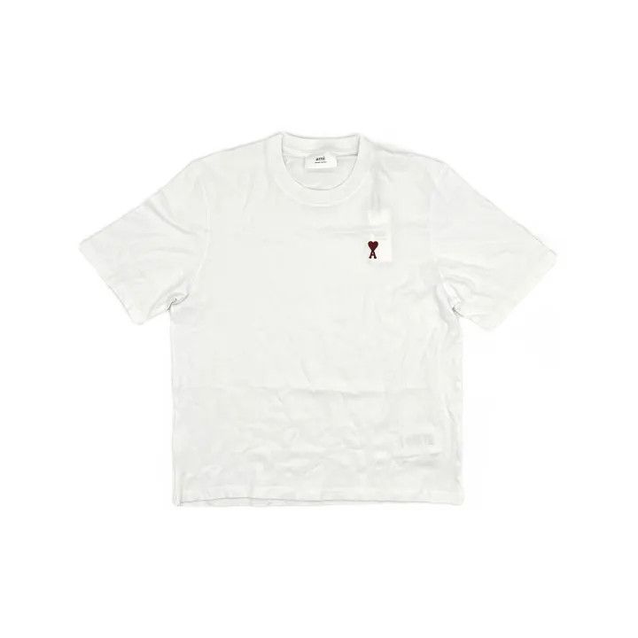 AMI AMIPARIS FW23 Logo Print White Short Sleeve T-Shirt 0079 Size US S / EU 44-46 / 1 - 2 Thumbnail