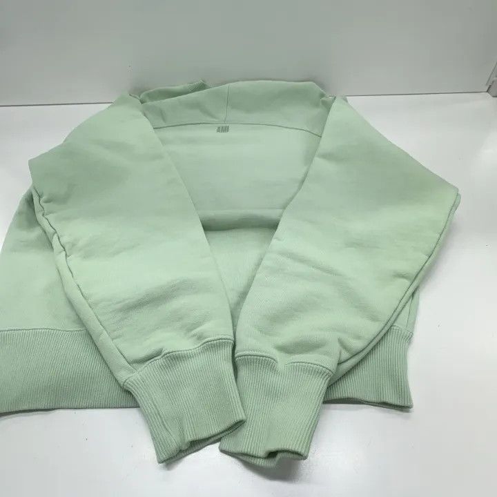 AMI AMIPARIS SS22 Mint Green Heart Logo Sweatshirt 0079 Size US S / EU 44-46 / 1 - 15 Thumbnail