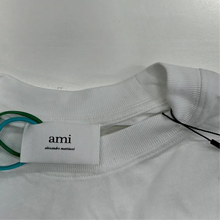 AMI AMIPARIS FW23 Logo Short Sleeve T-shirt 0079 Size US XS / EU 42 / 0 - 3 Thumbnail