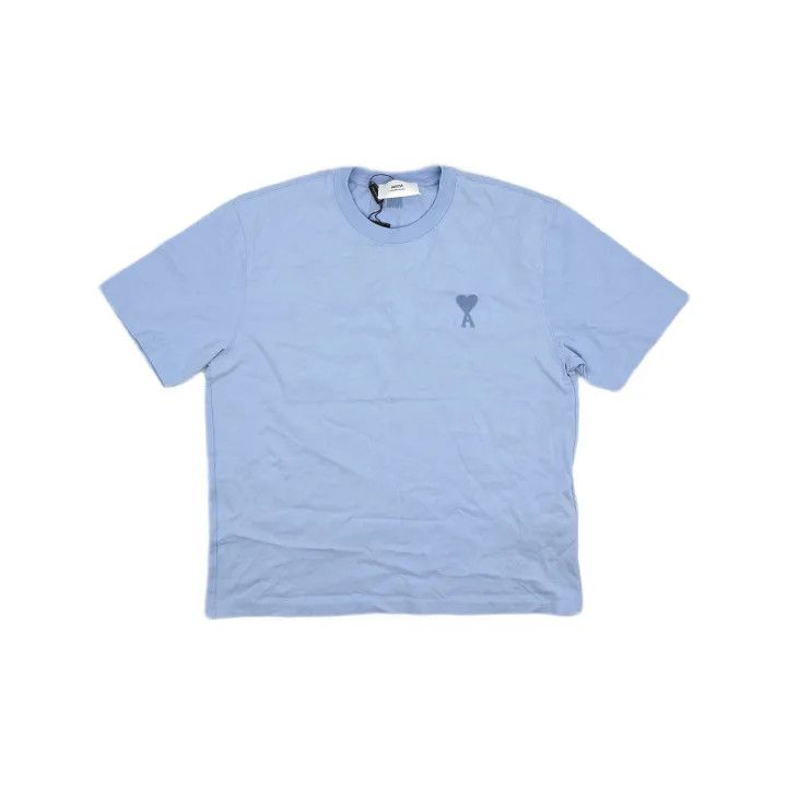 AMI AMIPARIS Heart Embroidered Short Sleeve T-Shirt 0079 Size US S / EU 44-46 / 1 - 2 Thumbnail