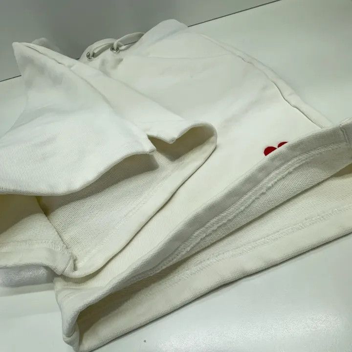 AMI AMIPARIS SS23 White Logo Embroidered Shorts 0079 Size US 26 / EU 42 - 10 Thumbnail
