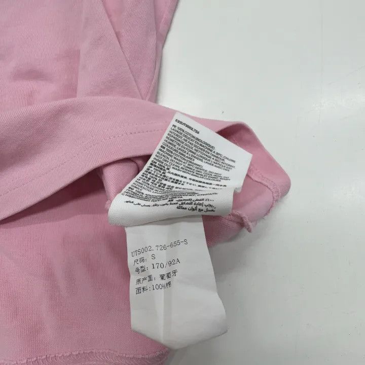 AMI AMIPARIS Pink Heart Logo Short Sleeve T-Shirt 0079 Size US S / EU 44-46 / 1 - 4 Thumbnail