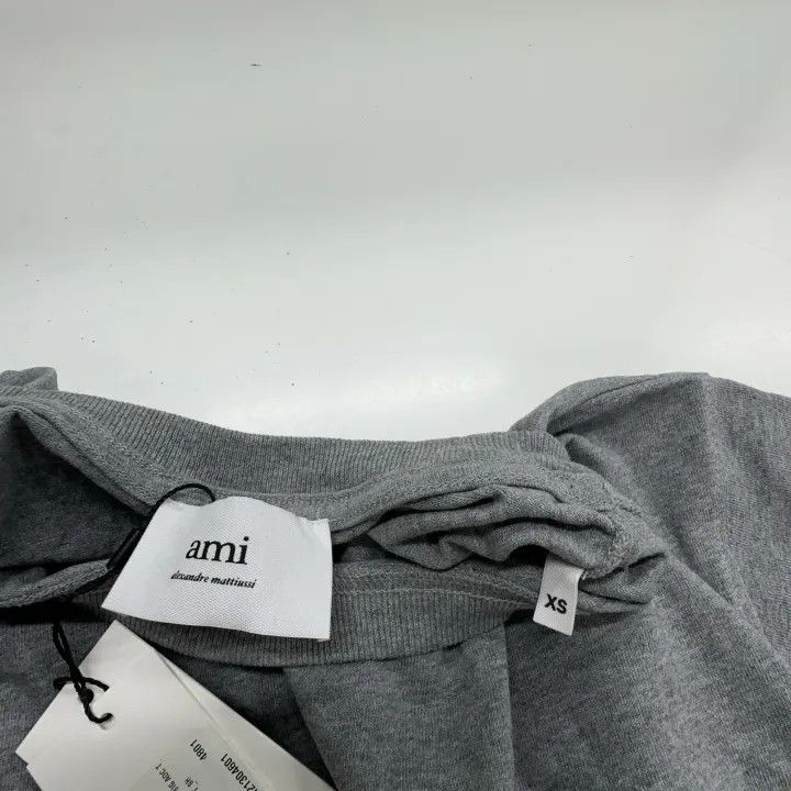 AMI AMIPARIS SS22 Logo Embroidered Short Sleeve T-shirt 0079 Size US XS / EU 42 / 0 - 6 Thumbnail