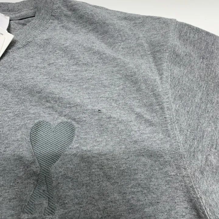 AMI AMIPARIS SS22 Logo Embroidered Short Sleeve T-shirt 0079 Size US XS / EU 42 / 0 - 7 Thumbnail