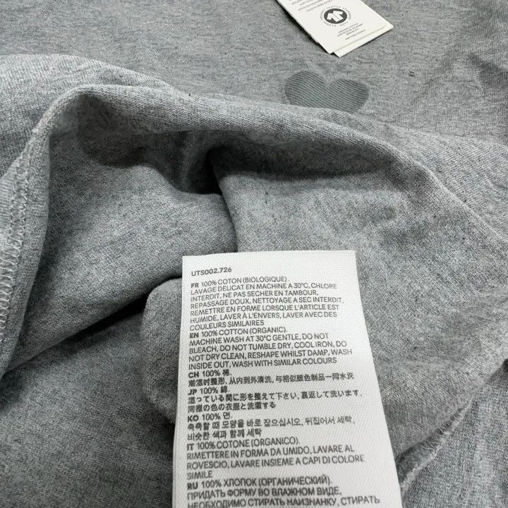 AMI AMIPARIS SS22 Logo Embroidered Short Sleeve T-shirt 0079 Size US XS / EU 42 / 0 - 4 Thumbnail
